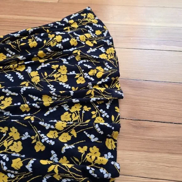 Maeve Anthropologie Floral Fit & Flare Dress Bohemian Cottagecore Festival XS - Picture 6 of 13